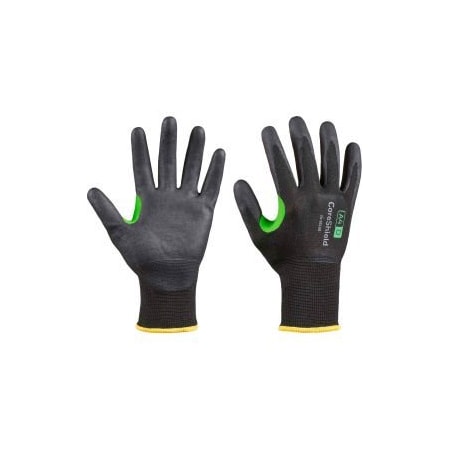 Honeywell North Coreshield, 18 Gauge, Hppe/Steel Black Liner, Nitrile Micro-Foam Black Coating, A4/D 4X31D A4 24-9518B/7S